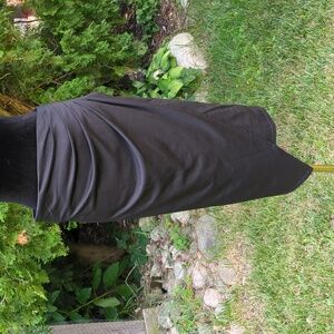 Black asymmetrical skirt